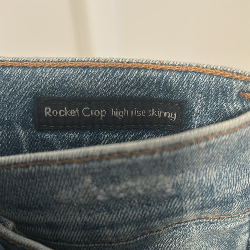 NWT Citizens of Humanity Rocket Crop High Rise Skinny Jeans Sz 28 - Picture 7 of 9
